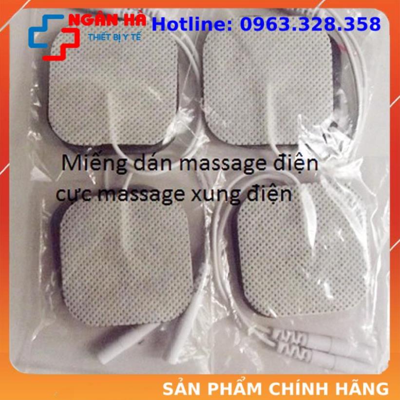 Miếng dán xung điện cho máy vật lý trị liệu mpt812, doctorhome, dr.ho (5cm x5cm) (2 miếng)