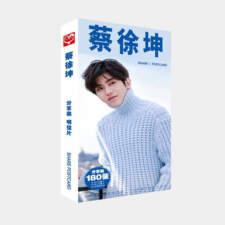 [Mã LIFEBOOK2 giảm 10% đơn 0Đ] Hộp ảnh Postcard Thái Từ Khôn Nine Percent Thanh xuân có bạn lomo sticker in hình