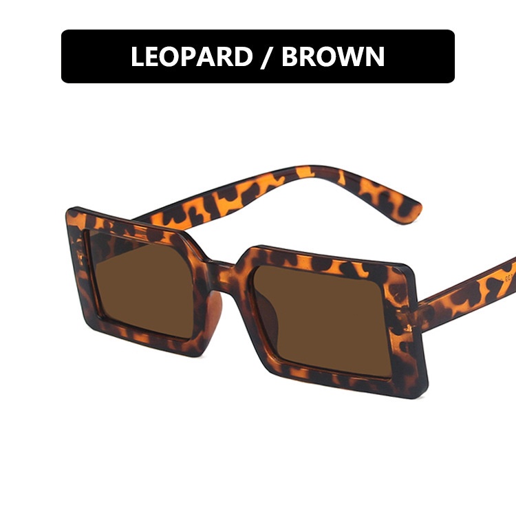 Kính Mát Gọng Vuông Nhỏ Phong Cách Retro Thời Trang Cho Nam Và Nữ