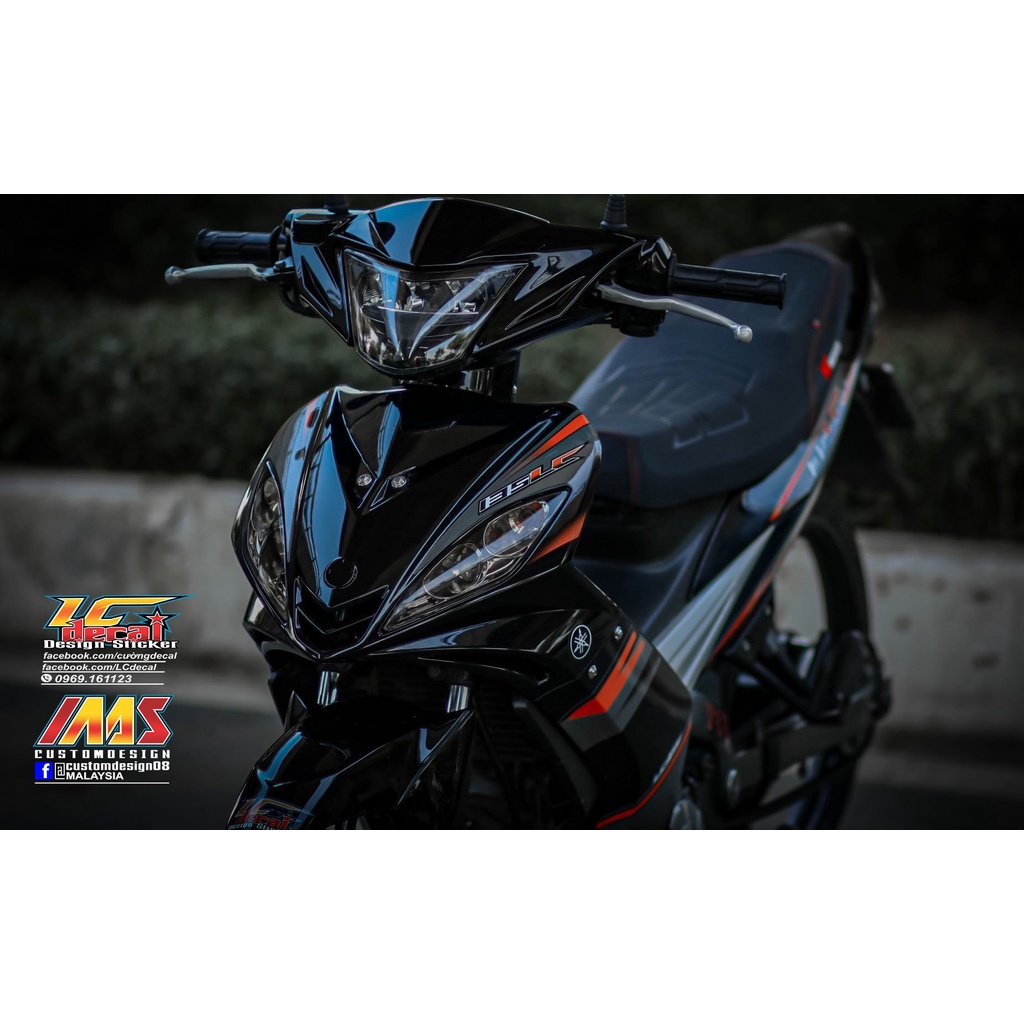 Tem rời Exciter 2010 đen xám cam