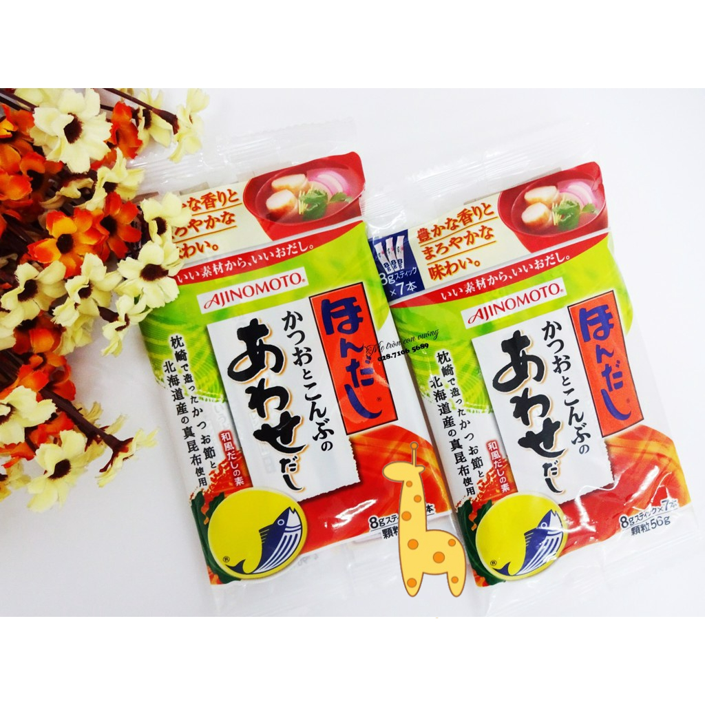Bột Nêm Hạt Nêm Cá Ngừ Rong Biển Ajinomoto 56G Nội Địa Nhật Bản Thơm Ngon Đậm Đà Kích Thích vị Giác Date 2023
