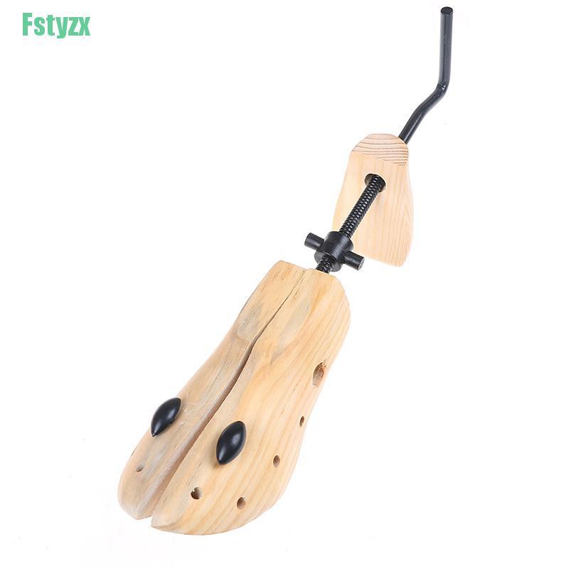 fstyzx Unisex women men wooden adjustable 2-way shoe stretcher shoe expander shaper