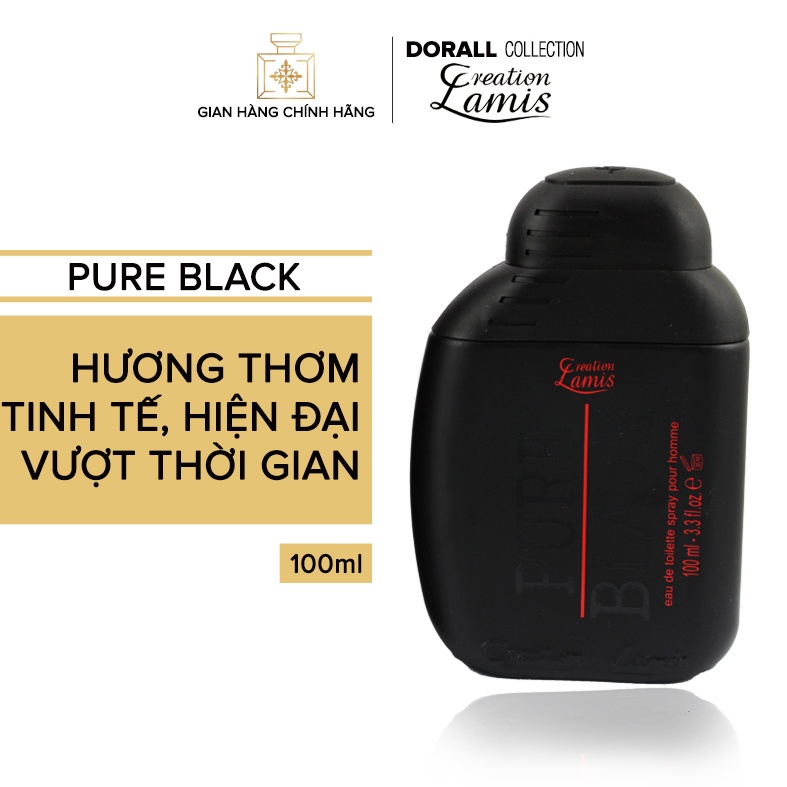 Nước hoa nam Dubai Creation Lamis Pure Black cho hương thơm tinh tế,hiện đại 100ml