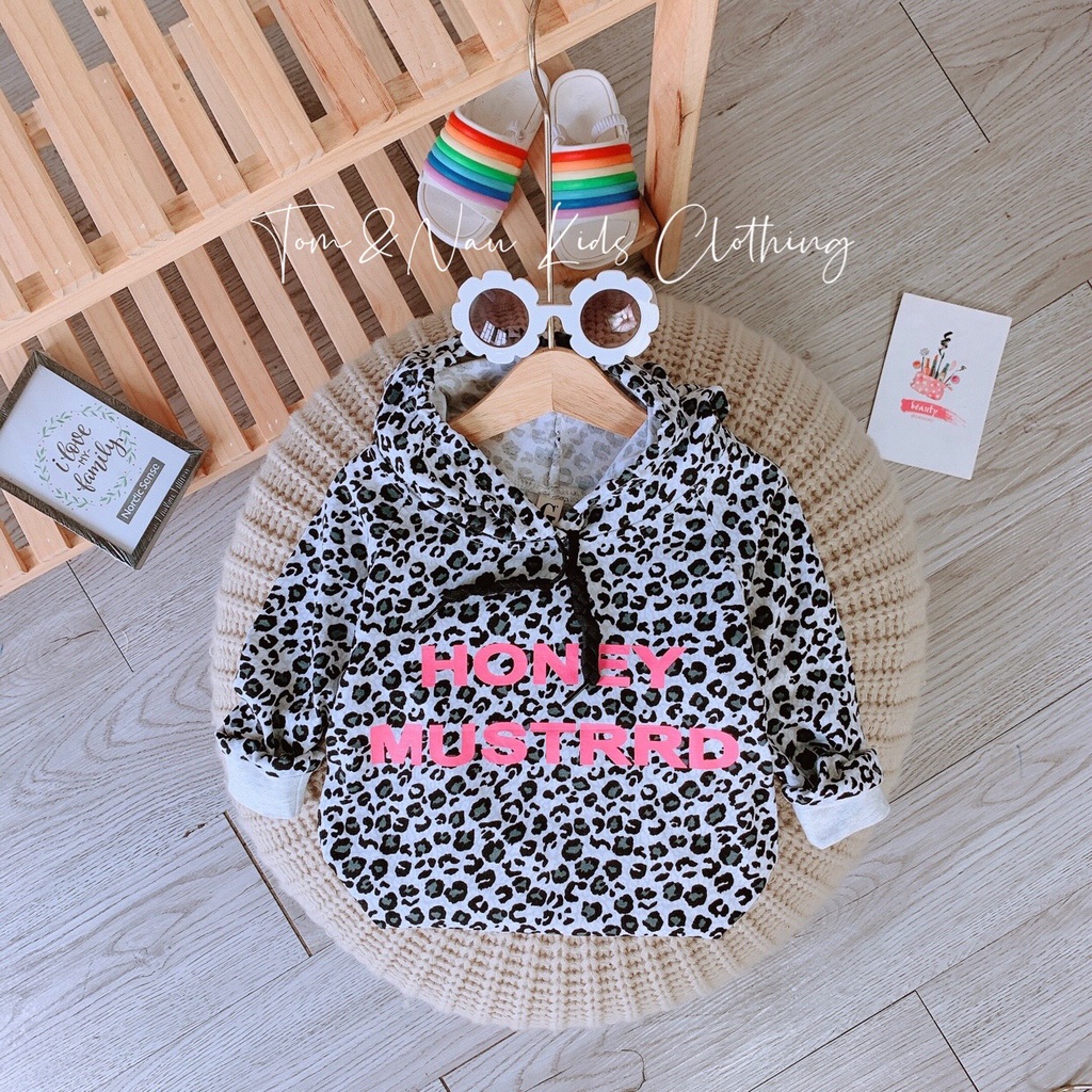 (KHAI TRƯƠNG BÁN GIÁ XƯỞNG + VIDEO ẢNH THẬT) (SIZE 8-28KG)Áo hoodie bé gái bé trai siêu đáng yêu