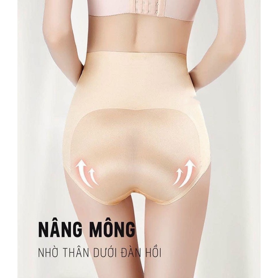 Quần lót nữ Gen bụng Embra bụng lụa cao cáp dáng vát EBQL35