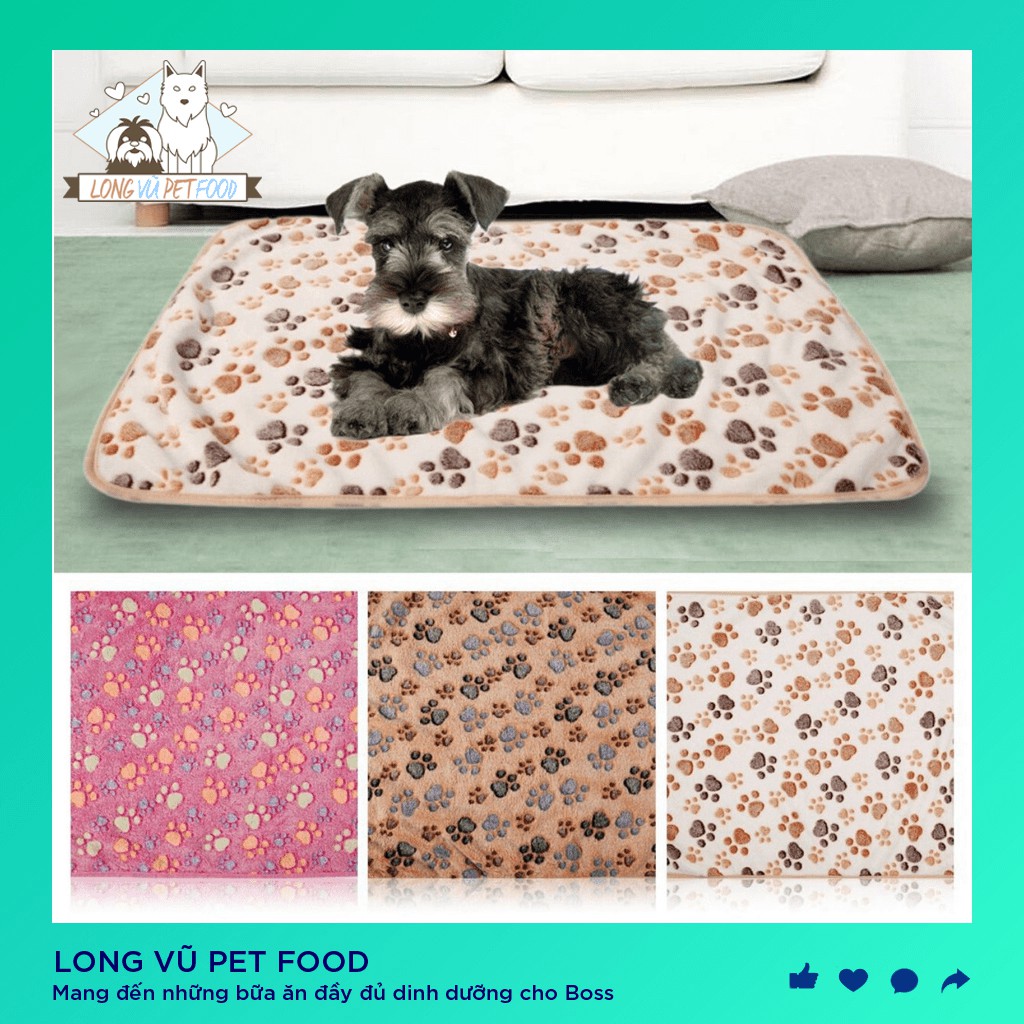 Chăn mềm mại ấm áp cho thú cưng - Long Vũ Pet Food
