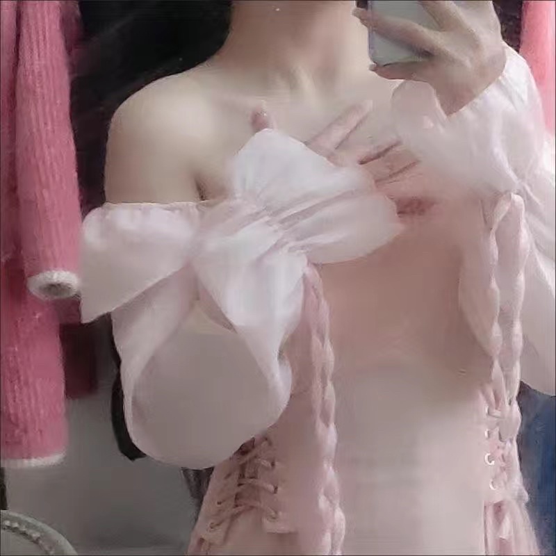 Váy xoè tiểu thư ❤️FREESHIP❤️ dây rút sườn chiết eo thời trang hè cho nữ