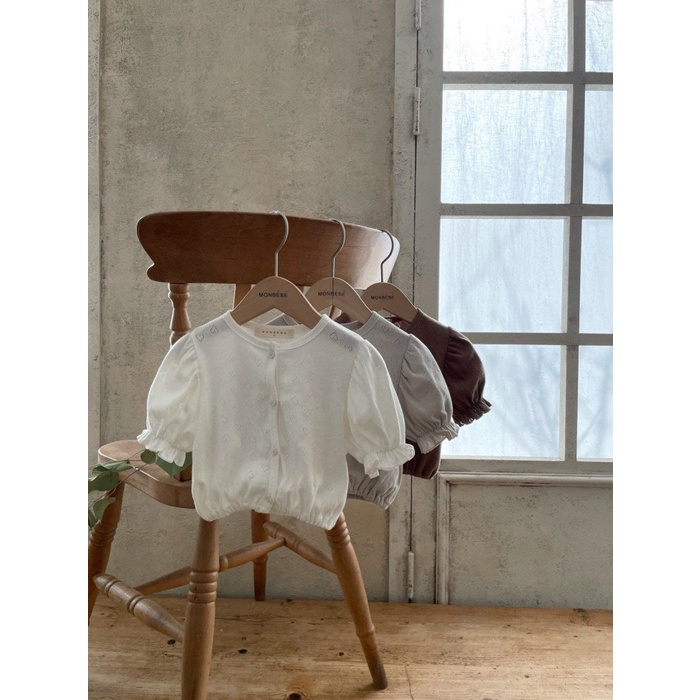 Áo Cardigan thu đông trẻ em mềm mại co dãn phong cách Hàn quốc