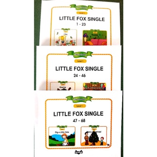 Little fox LV1 Single stories dành cho các bé luyện đọc hiểu và tắm tiếng Anh có tặng kèm file mp3 và mp4