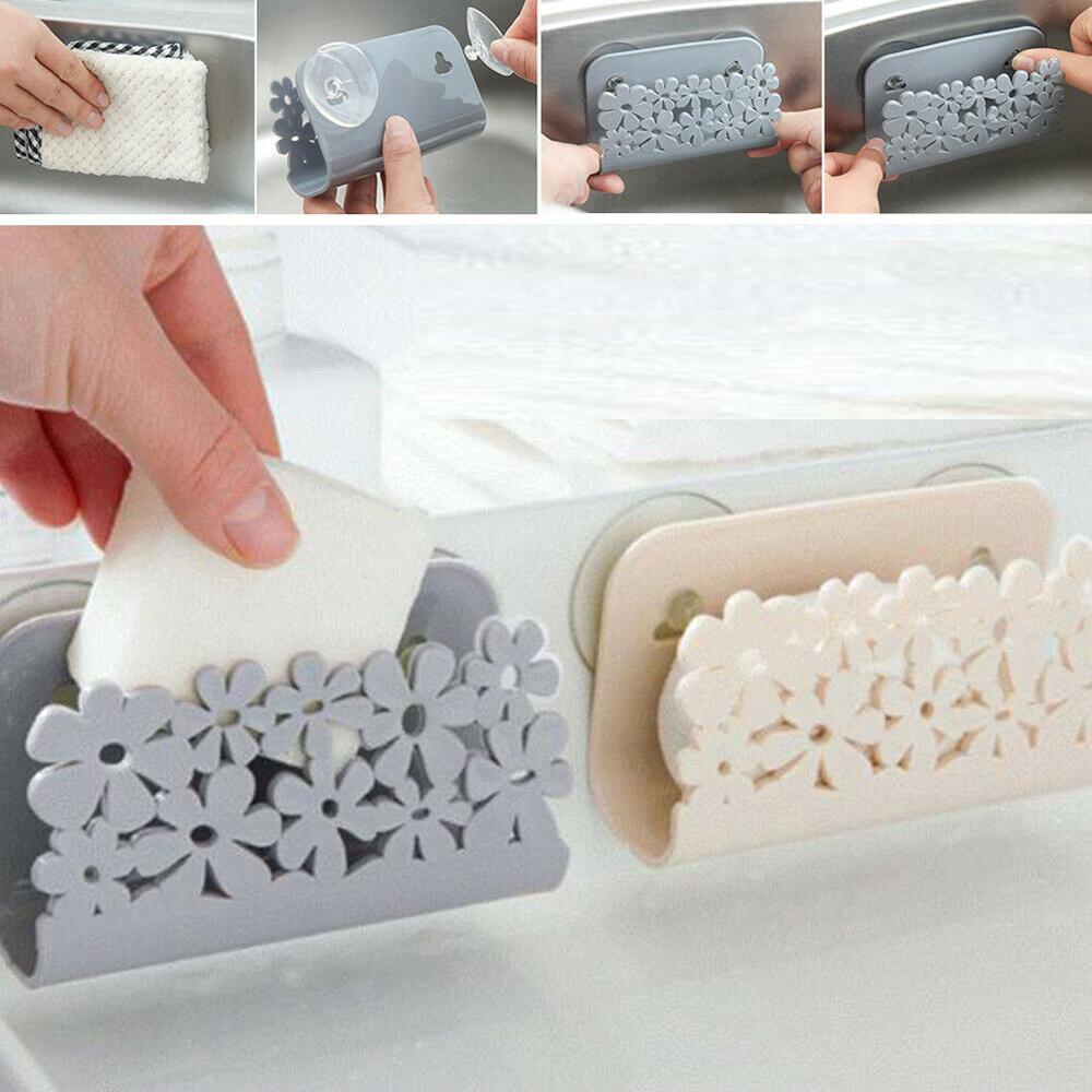 CONOPERY Giá Đỡ Bọt Biển Rửa Chén Có Giác Hút Gắn Bồn Rửa