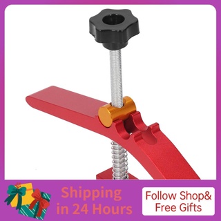 Iuxishop Woodworking T Track Hold Down Clamp Workbench Chute Aluminum Alloy Tool