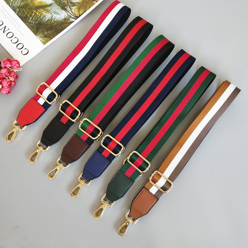 Dây đeo túi có thể điều chỉnh sọc, thay thế dây đeo túi rộng / dài / dày 3,8CM, cho túi đeo và túi đeo vai