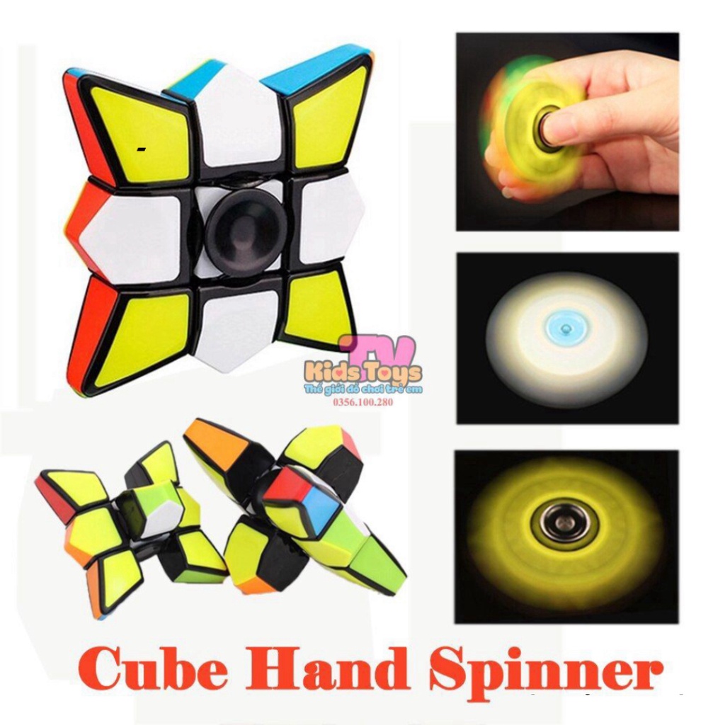 Đồ chơi Rubik kết hợp spinner phát huy khả năng sáng tạo và kích thích phát triển trí não cho bé MAGIC CUBE HAND