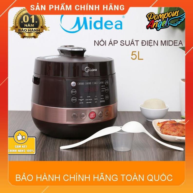 [Mã ELHADEV giảm 4% đơn 300K] [FreeShip] NỒI ÁP SUẤT ĐIỆN MIDEA MYCS5039 5L Hàng chính hãng - Bảo hành 12 tháng