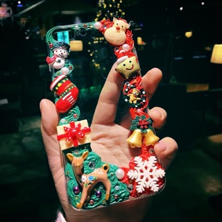 Ốp Iphone giáng sinh/Noel/christmas Handmade
