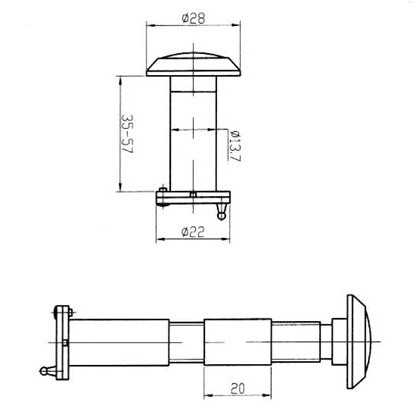 Mắt Thần 180 độ Yale V0401A US11