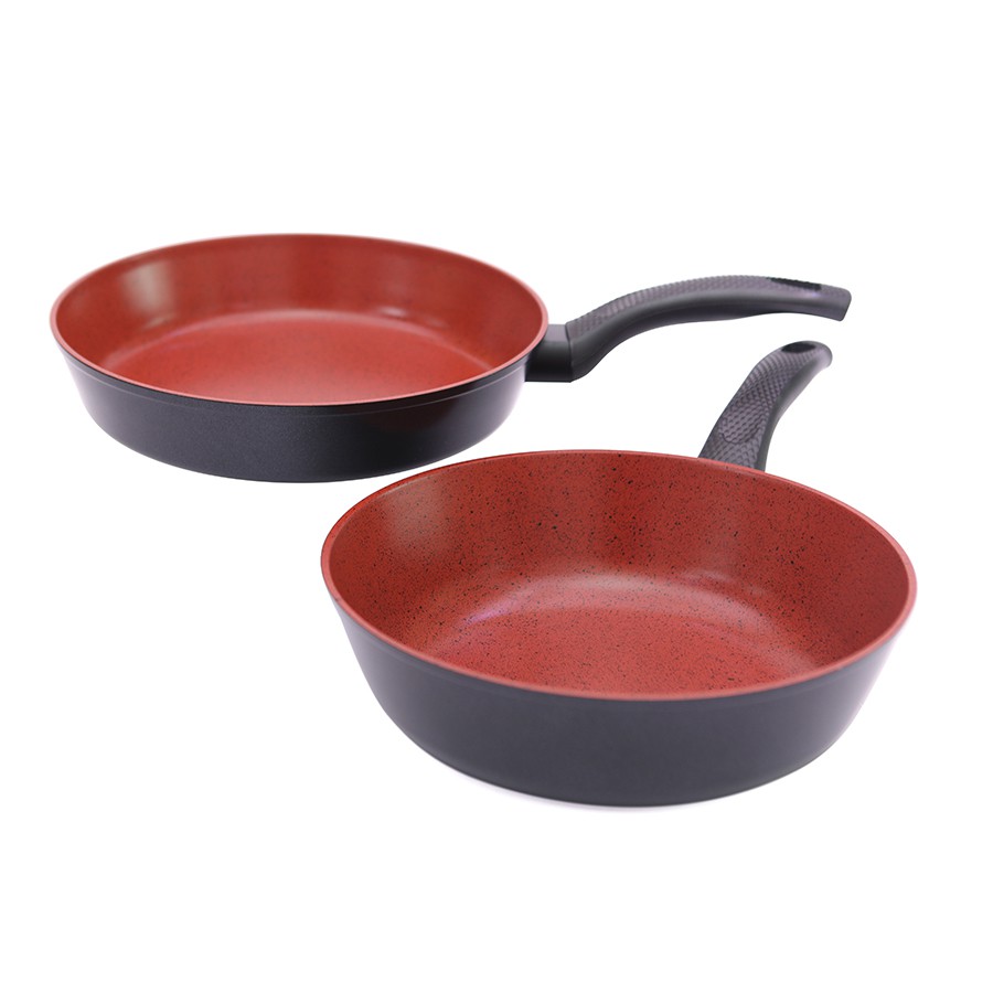 [Hàng chính hãng] Combo 2 Chảo Chiên 28cm, Xào 28cm Neoflam dechef