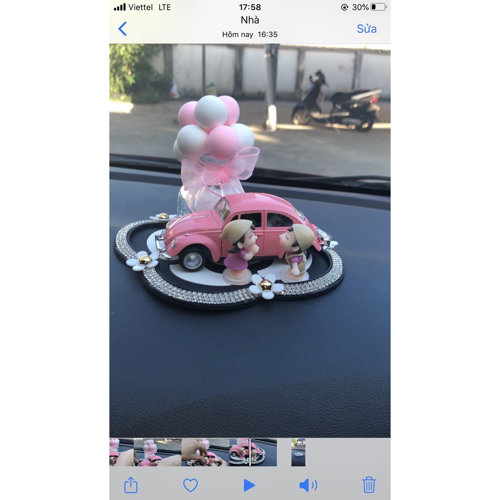 Decor Đồ Chơi Ô TÔ Set Xe Hơi Trang Trí Dễ Thương