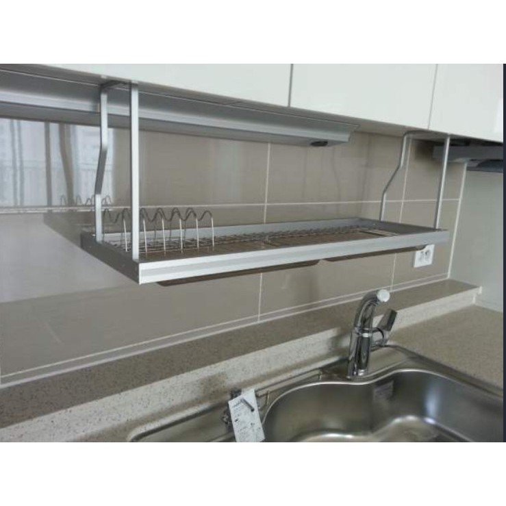 Kệ treo tủ bếp, kệ chén treo tủ bếp Inox 304, giá treo tủ bếp tiêu chuẩn Hàn Quốc
