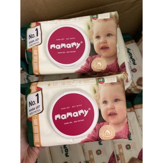 combo 5 bịch khăn giấy ướt mâmmy 80m