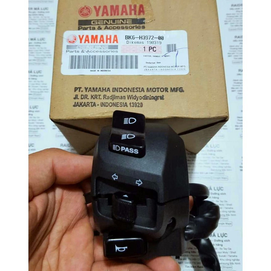 Cùm công tắc Yamaha R15v3 MT15 FZ155 chính hãng nhập khẩu Indonesia