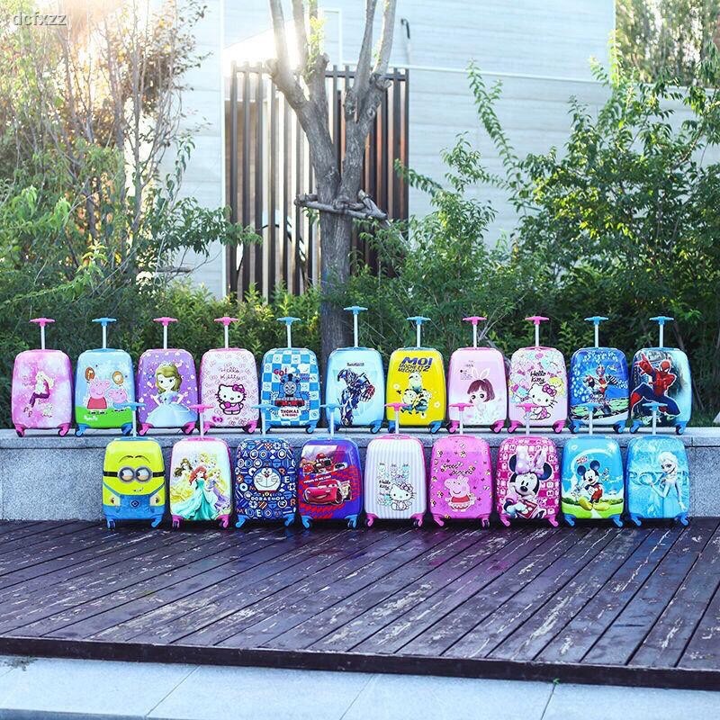 Vali kéo in 2 mặt cho bé hình công chúa thỏ,Chibi đáng yêu, vali công chúa, elsa, kitty, doremon, nhện, pepa, minion