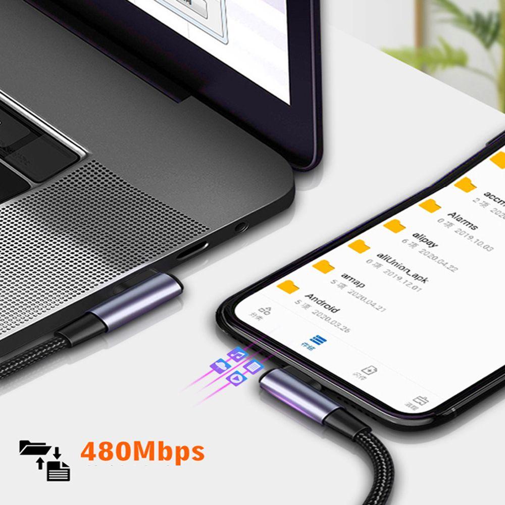 JONYE Cáp SạC Nhanh TruyềN Dữ LiệU 90 Độ USB C Sang USB Type C