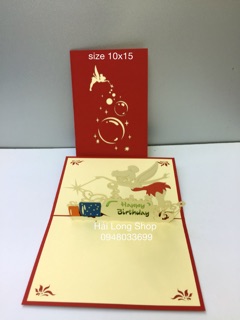 Tinker Bell  1  (  Sinh Nhật) - Birthday  - Thiệp 3D
