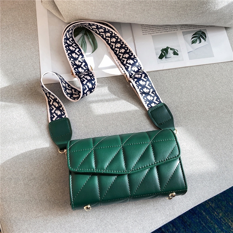 Túi thời trang đeo chéo họa tiết kim cương IELGY