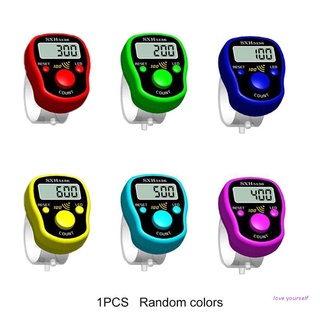 Máy đếm số lần đeo ngón tay dùng niệm phật/ may dệt kim có màn hình LCD