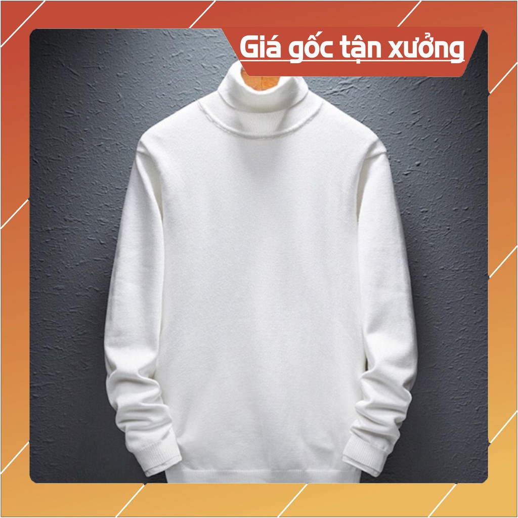 Áo Len Nam Cổ Lọ Hàng Quảng Châu Cao Cấp GIÁ THẤP
