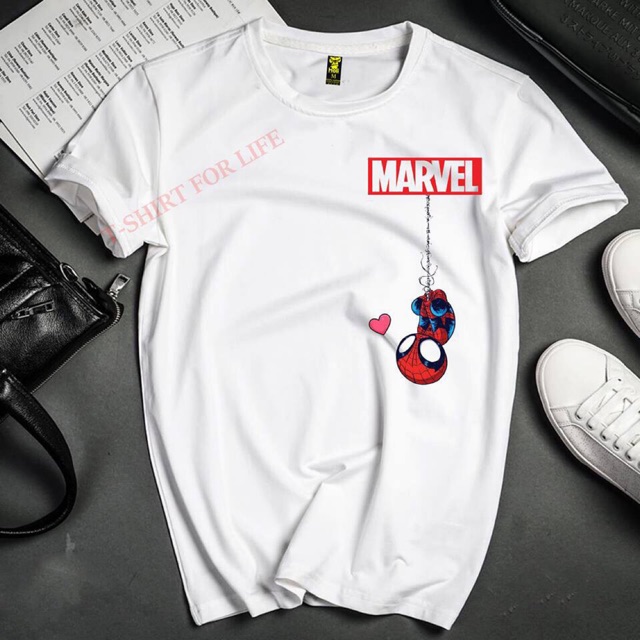 ÁO THUN UNISEX NGƯỜI NHỆN CHIBI CÁ TÍNH
