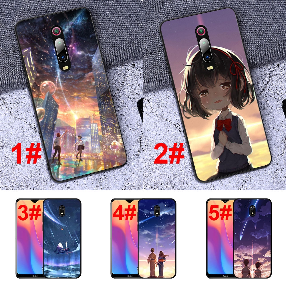 Ốp điện thoại TPU hình anime Your Name cho cho Redmi Note 4X 5A Prime 6 7 8 Pro 8T 131S