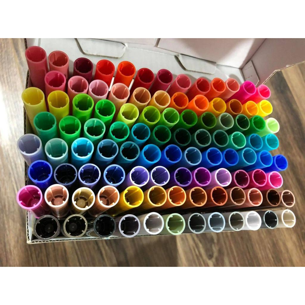 HỘP 100 BÚT LÔNG TÔ MÀU NÉT MẢNH &amp; DÀY CRAYOLA SUPER TIPS WASHABLE MARKERS (RỬA ĐƯỢC)