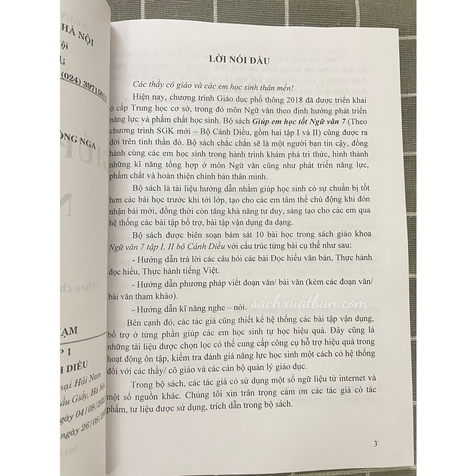 Sách Giúp Em Học Tốt Ngữ Văn 7 Tập 1 (Theo chương trình SGK mới - Bộ Cánh Diều)