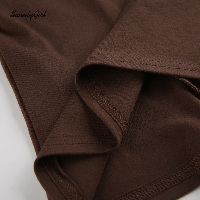 Áo Thun Cổ Bẻ Tay Ngắn Dáng Ôm Cài Nút Màu Trơn 2022 Thời Trang Quyến Rũ Cho Nữ