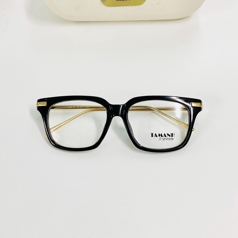 [ SIÊU HOT ] Gọng kính nam nữ dáng vuông thời trang càng kim loại TAMANHEYEWEAR, hàng hottrend 2022