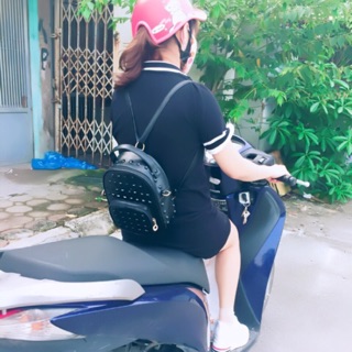 Balô đeo chéo 2in1 hàng VN chất da xịn