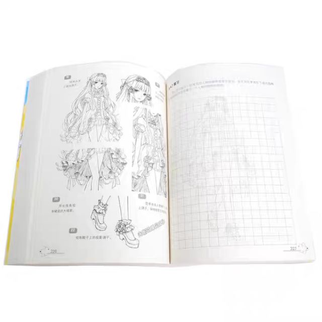 (ODER) Tập tranh dạy vẽ Manga