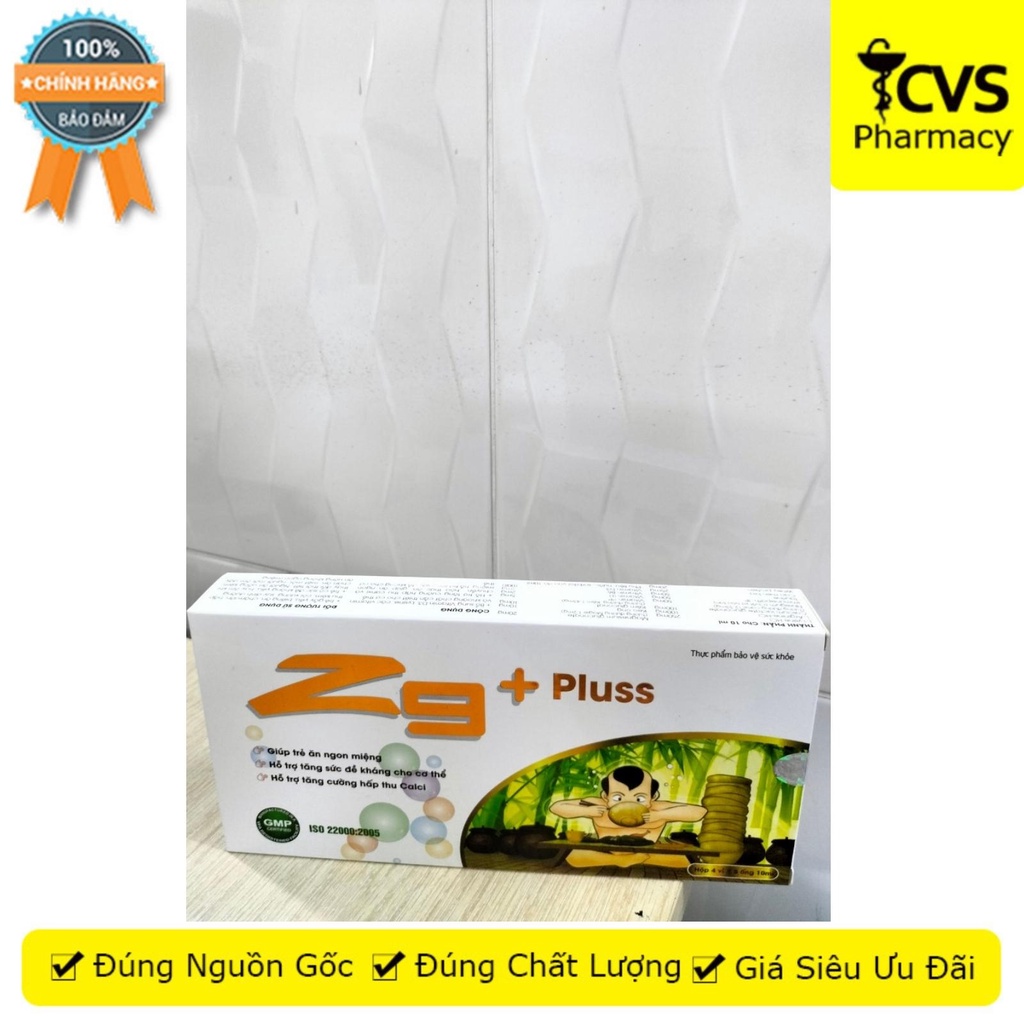 Z9 + Pluss Bổ sung vitamin và dưỡng chất cho cơ thể, ăn ngon miệng hơn (20 ống uống) - CVS Pharmacy