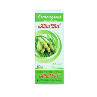 Tinh dầu Sả chanh Kim Vui 50ml - có thể dùng kết hợp đèn xông tinh dầu hiệu quả