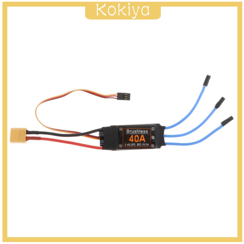 Động Cơ Không Chổi Than ESC XT60 40A Chuyên Dụng Cho Máy Bay Điều Khiển Từ Xa