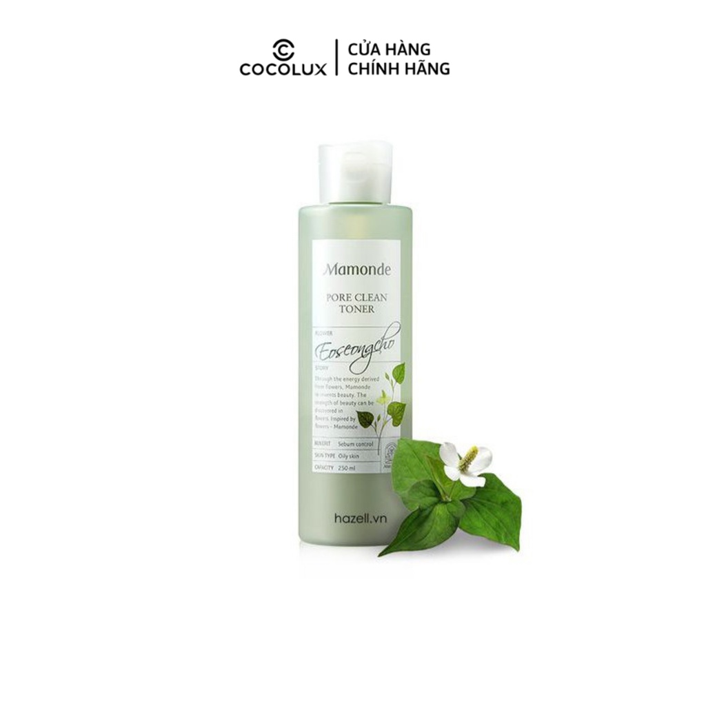 [COCOLUX] Nước hoa hồng Mamonde Diếp Cá 250ml