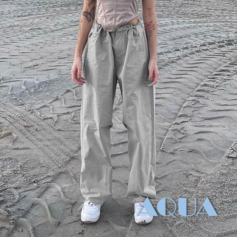Anana Quần Dài Lưng Vừa Màu Trơn Phối Túi Thời Trang Công Sở Cho Nữ