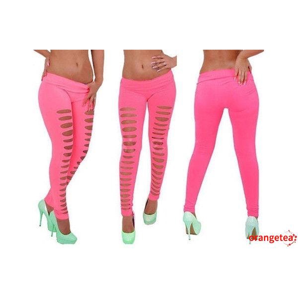 Quần legging bó sát khoét lỗ gợi cảm cho nữ | BigBuy360 - bigbuy360.vn