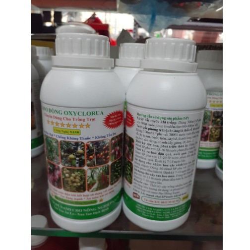 NANO ĐỒNG OXYCLORUA 500ML