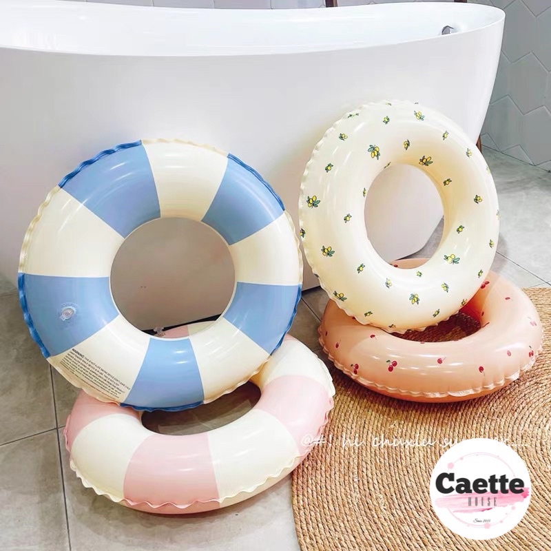 Phao Tập Bơi Tròn Ins Kèm Bơm Cho Bé 2-9 Tuổi Hottrend