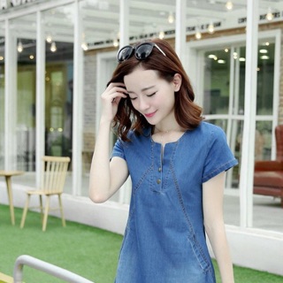 100 Đầm jean cúc hàng si hàng thùng