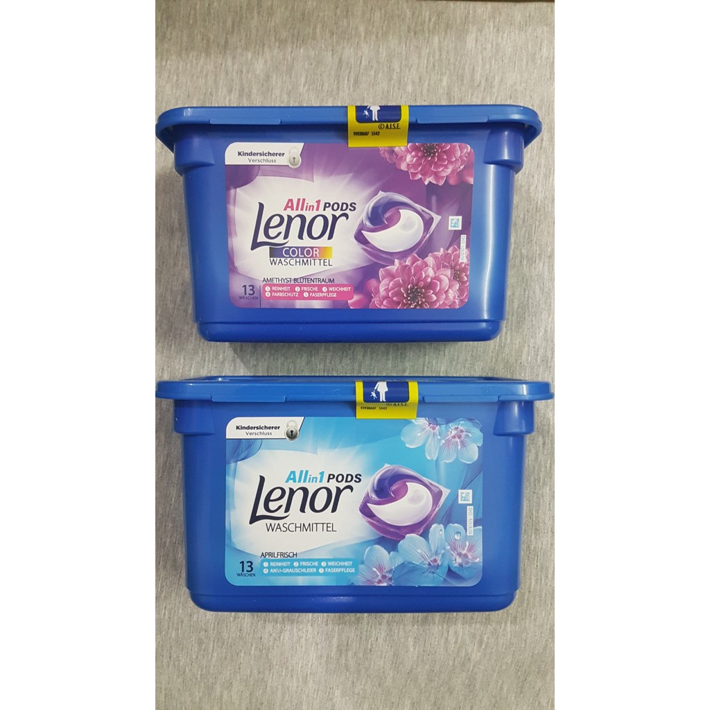 Viên giặt xả Lenor mẫu mới All in 1 Pods