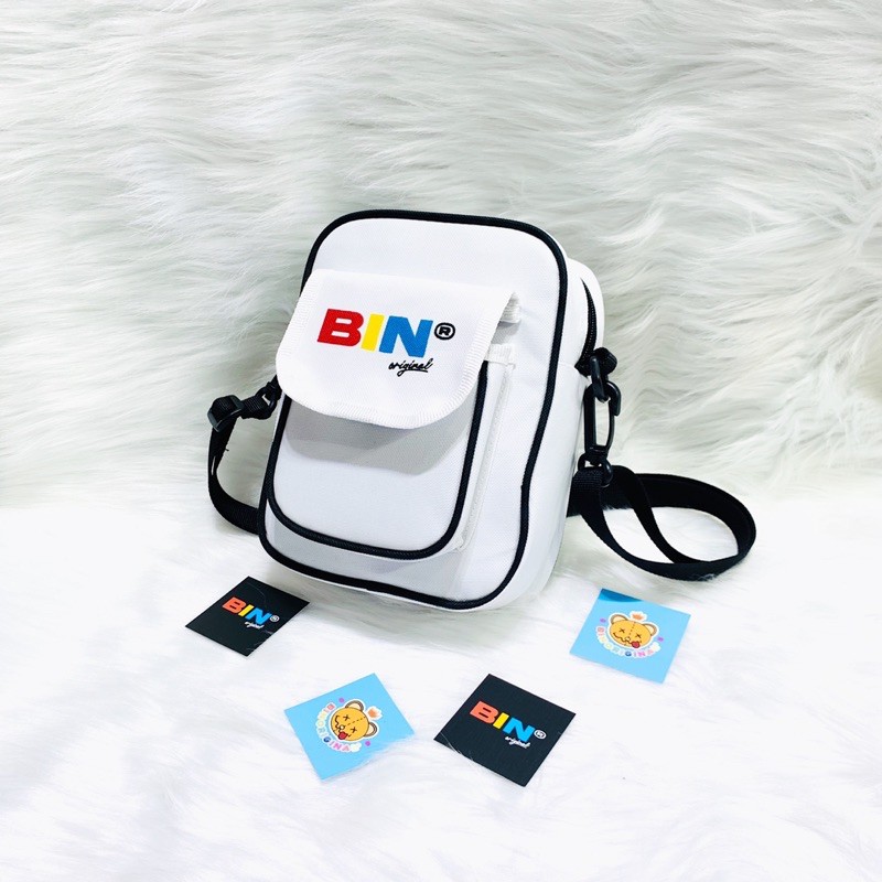 TÚI ĐEO CHÉO SS4 TRẮNG CHÍNH HÃNG SHOP BIN ORIGINAL | BigBuy360 - bigbuy360.vn